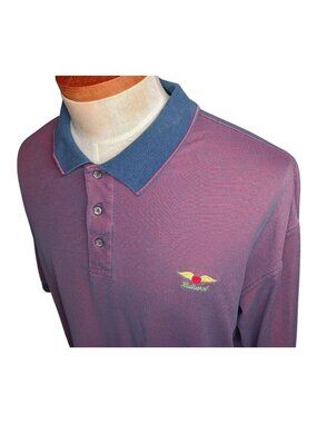 Nike Golf Dri-Fit Pique Polo Shirt Cotton Mens XL Baltusrol Golf Club